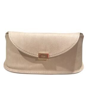Chloe Light Tan Leather Soft Shell Sunglass Case ONLY